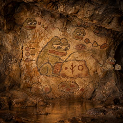 Pepe links two ochre stones so both ends of a comparison remain in sight.