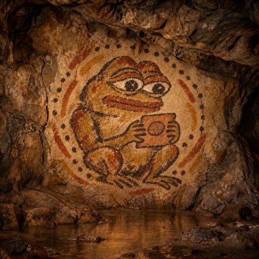 Pepe sifts a message before trusting its mark.