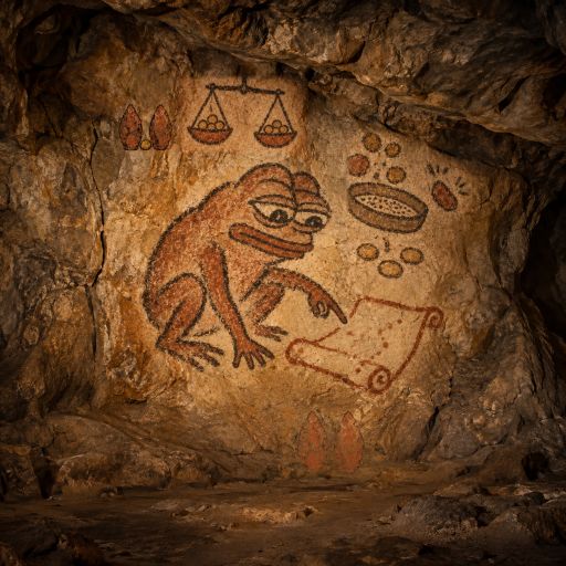 Pepe checks a pebble against a narrow gate before trusting its shape.