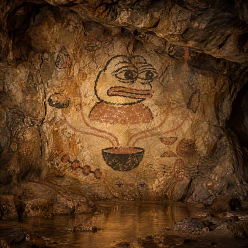 Pepe watches falling ochre grains before trusting an old payment observation.